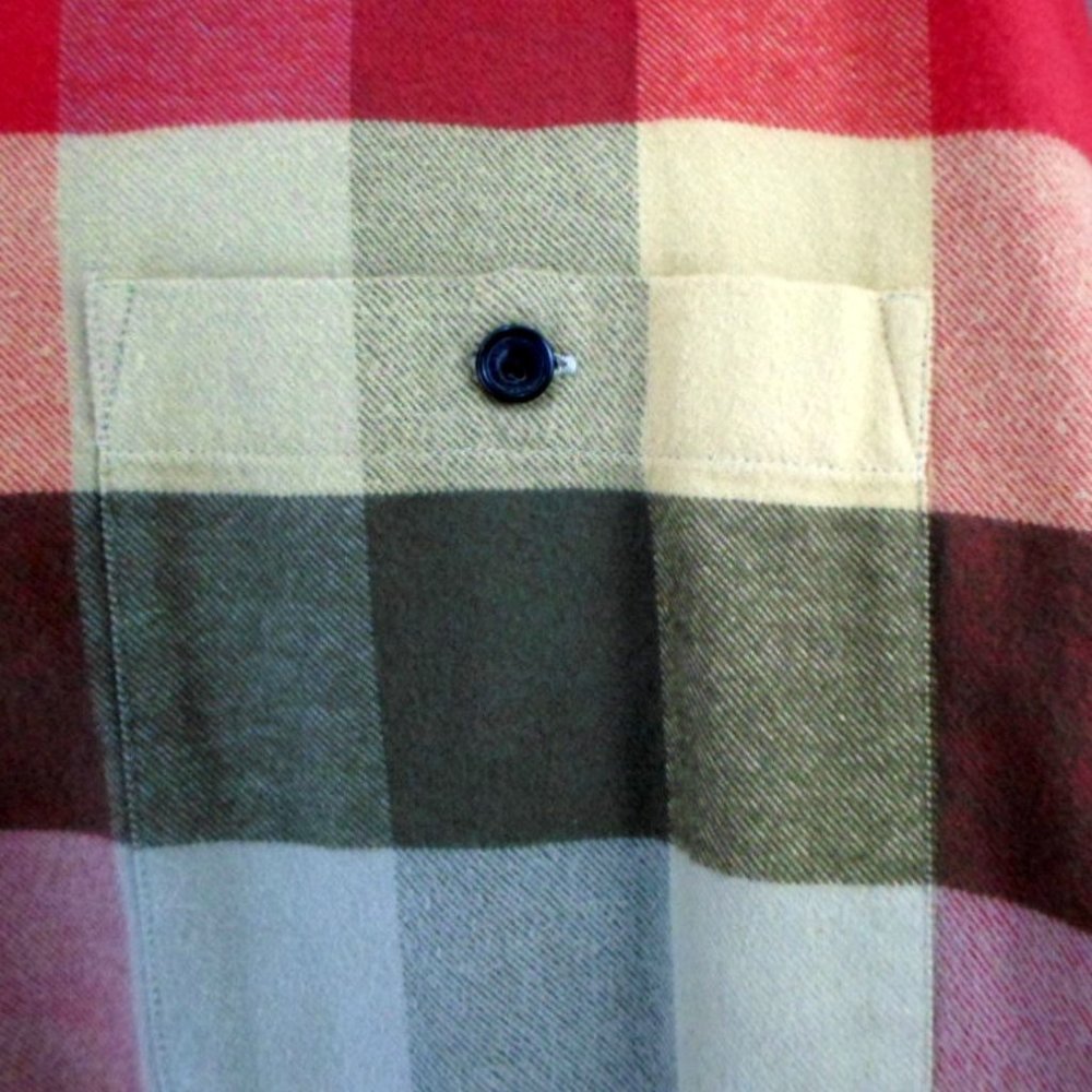 ORVIS Flannel Button Down Buffalo Plaid Check Long Sleeve Shirt - Picture 3 of 7